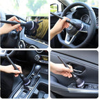 4 PCS Car Detailing Brushes Set, Car Cleaning Brush Car Interior Detailing Brush Bristles Soft Car Interior Cleaning Brushes and Microfiber Towel Kit for Cleaning Interior Exterior of Car