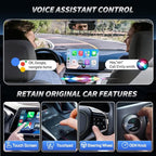 CarlinKit CarPlay Ai Box Magic Box Android 13.0 System Wireless CarPlay Adapter Android Auto Support Netflix YouTube Google GPS+Glonass 4GNetwork.for iPhone & Android Phone,Wired to Wireless,8GB+128GB