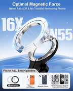 pop-tech Magnetic Car Mount for Tesla Model 3 Highland 2024 2025 & Model Y Juniper 2025 (Standard) 15.4-Inch Screen: for MagSafe Strong Magnets Cell Phone Holder for iPhone