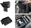 Hellet 2PCS Center Console Organizer Compatible with Toyota 2010-2020 2021 2022 2023 2024 4Runner Interior Accessories Storage Box Organizer Tray Hidden Storage Box