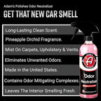 Adam's Polishes odor Neutralizer (Pineapple Orchid, 16 fl. oz) - Car Air Freshener Spray That Eliminates Harmful Odors from Car Interior Accessories, Leather, Carpet, Upholstery & Pet Odors