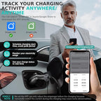 AIMILER Level 2 Electric Vehicle (EV) Charger(WIFI APP/Plug-play), 40A, 25ft Cable ETL Certified, 220V-240V NEMA 14-50P Plug EVSE w/ J1772 Connector, Portable EV Car Charging Stations for Home Level 2