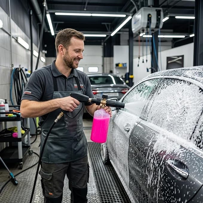 Car Wash Ultra Concentrated, High-Foaming, Car Wash Soap, Safe for Cars, Trucks, Motorcycles, RVs & More, Works for Foam Cannon or Gun, Rose Red, 4 oz
