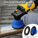 Wheel Hub Grinder Car Wheel Hub Cleaning Brush with 150mm Grinding Wheel Rust Grinding/Cleaning Rotor/Wheel Surface Polish Clean for Cordless/Air Drill (Blue),Wheel hub Grinder