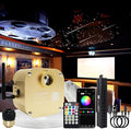AKEPO Car Home 16W RGBW Twinkle Meteor Fiber Optic Lights, APP+Music Control +550pcs*4m/13.1ft*0.03in Optical Fiber Cable +Remote Shooting Star Starlight Headliner Ceiling Light Kit