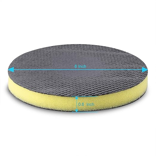 Clay Bar Pad 6" Fine Grade Clay Pad for Polisher Clay Disc Clay Bar Wipe Foam Pad DA Polisher Pad for Car Detailing, Novel Detailing Tool…