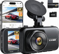 4K Dash Cam Front and Rear, Free 64GB Card Included, Full HD 3.0” IPS Screen Dash Camera for Cars with 5G Wi-Fi & App Control, Night Vision,WDR, G-Sensor, Loop Recording, Parking Mode for Drivers