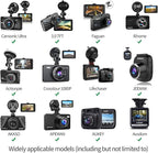 TiToeKi Dash Cam Suction Mount with 15+ Swivel Ball Adapters Compatible with Rexing V1, UGSHD, Falcon F170, KDLINKS, Vantrue, APEMAN, Z-Edge, Roav, Old Shark, YI, Peztio, UGSHD and Most Dash Cameras