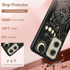 for Moto G Stylus 5G 2024 Case - Compatible with MagSafe Women Girls Cute Magnetic Phone Cover Aesthetic Sun Moon Heavy Duty Shockproof Design for Motorola Moto G Stylus 5G 2024 Cases
