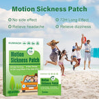 (2026 New) Motion Sickness Patches Non-Drowsy, 100% Natural Motion Sickness Patch(Efficient– Lasts 72 Hours)-for Car Airplane Ship Altitude Sickness(Travel Essentials)-for Adults and Kids(24 Count)