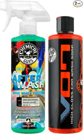 Chemical Guys CWS_808_16A Car Wash, Dry & Shine Bundle - Hybrid V7 Foaming High Gloss Car Wash Soap, 16 oz + After Wash Gloss Boosting Drying Aid (16 oz) (2 Items) Works on Cars, Trucks, SUVs