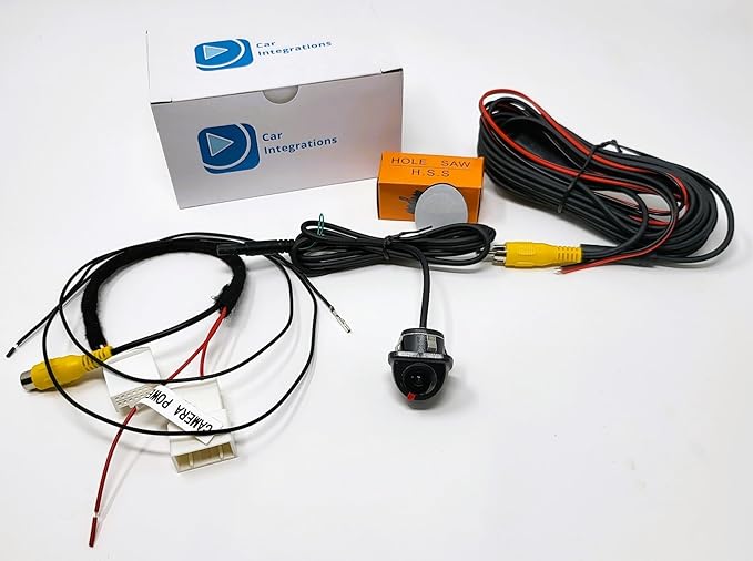 Backup Camera and Harness Kit for Toyota/Subaru/Scion - Fits All 2012-2015 Models - Connects to Existing Factory Display - No Activation Required - No Factory Wire Cutting or Splicing