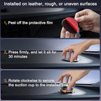 Magnetic Phone Mount, Car Phone Holder for MagSafe, Enhanced Vacuum Suction Cup, 360° Adjustable, Strong N52 Magnets, Zinc Alloy, Cell Phone Accessories for iPhone 17 16 15 14 13 Series, and Android