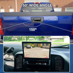 Tailgate Handle Backup Camera Fit for Chevy Silverado GMC Sierra 1500 2500 HD 2007-2013 Tailgate Reversing Rear View Park Assist Camera RCA Plug Replaces 22755304