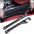 No Drop Seat Guard, Car Seat Gap Filler, Car Gap Filler Organizer, Universal Drop Seat Guards for Car Accessories Interior Prevent Stop Cellphone Wallet Keys Coins and Card from Dropping (black 1)