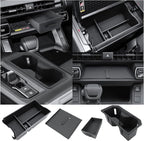 (4PCS) 2026 R AV4 Center Console Organizer for 2026 Toyota R AV4 (6th Gen) Wireless Charging Pad Mat & Wireless Charger Drawer & Armrest Box & Center Console Cup Holder 2026 R AV4 Interior Accessories