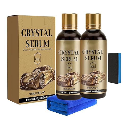Ptz Crystal Serum – Advanced Graphene Ceramic Coating for Cars (2Pcs)
