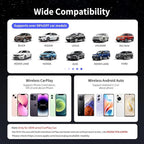 Magic Box 3.0 Max 2026 Upgrade, Support Netflix/YouTube/Dinsey+/Prime Video/TF Card etc., Qualcomm Multi-Core Streaming Video Box with Wireless CarPlay & Android Auto Adapter