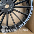 Generic 22"" HM STYLE GLOSS BLACK WHEEL RIM FIT BMW X5 E70 F15 X6 E71 F16 5X120 SET OF 4 e371