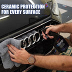 Jescar Ceramic Spray Wax - 128oz | High-Gloss Shine, Long-Lasting Protection, Easy Application, Hydrophobic coating for Cars, Motorcycle, RV's, Streak Free Finish.