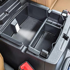 TACOBRO Center Console Organizer Compatible with Jeep Wrangler JL & JLU 2018 2019-2024 2025 2026 Accessories, Gladiator JT Truck 2020 2021 2022 2023-2026 Insert Tray Armrest Storage Box, Black
