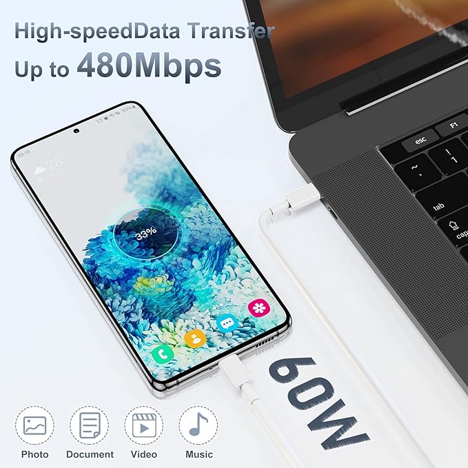 𝟐𝐏𝐚𝐜𝐤 𝟰𝟱𝗪 iPhone 17 16 15 Fast Charger,USB C Charging Block and 10ft Type C to C Cable Cord Long for Apple iPhone 17 Pro Max/17 Air/16 Pro/15 Plus/iPad/mini, Wall Plug Power Adapter Cube Brick