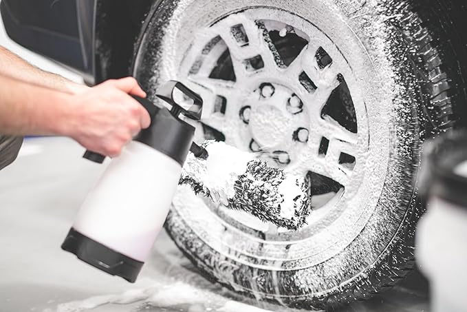Detail Factory - Wheel Brush Kit with Interchangeable Microfiber Covers - Ultra-Soft Cleaning, Washing and Detailing Wheels, Tires, and Rims - Octane Ectoplasm