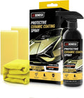 LOCBONDSO Ceramic Coating Spray for Cars - Shiny Car Paint Stuff, Hydrophobic Car Wax Spray, Easy to Use, Add Gloss, Shine and Protection for Cars, RVs, Motorcycles, 10 oz