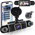 4 Channel Dash Cam Front and Rear Inside 360° Dash Camera for Cars 4 Channel Dash Cam Front and Rear Inside,IPS 4K/2K Dash Camera WiFi APP,G-Sensor 24/7 Parking Mode,170° Loop Recording