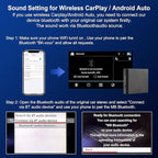 LEXXSON Wireless Carplay Android Auto Adapter for Mercedes Benz A/B/C/E/CLA/GLK/ML/SLD 2012-2015 with NTG 4.5 System, Carplay Retrofit Kit Decoder for Mercedes Benz with 2.4G, 5.8G WIFI, BT and GPS