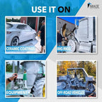 Image Wash Touchless Foam Cannon Kit, 2-Step Touchless Wash System with Dual Foam Cannons, Safe for Polished Aluminum, Wax & Ceramic Coatings, Biodegradable, 128 fl oz