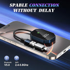 Wireless Carplay Adapter, 2 in 1 Wireless CarPlay & Android Auto Adapter with Dual-Band WiFi and Bluetooth 5.0 Car Play Connector Compatible with iOS 10+ / Android 11+ Instant Connectivity Easy Setup