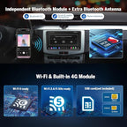 Eonon 8GB+128GB Car Audio for Volkawagen VW Jetta 2006-2015,Golf MK6 MK5,Tiguan 2008-2016,Passat 2005-2014,CarPlay/Android Auto,Touch Screen Car Stereo Opt+Coax Output,DSP,Bluetooth, 5G LTE-VWX6S-PRO