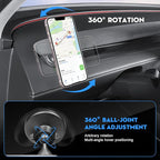 Car Phone Mount for Tesla New Model Y Juniper 2026 Magnetic Dashboard Phone Holder for 2024-2026 Model 3 Highland Accessories for All Smartphone