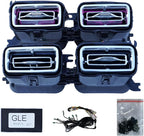 4pcs Set Air Vent LED Ambient Light Kit 64 Colors Replacement for Benz W167 GLS and GLE 2020-2025year (Interior led Light 64 Colors)