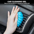 ThinkLearn Car Detailing Kit, Car Interior Detailing Kit, Including 7Pcs Auto Detailing Brushs and 200g Cleaning Gel (25% More Than 160g) Storage Bag, Car Accessories