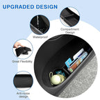 Canvcle Car Door Side Storage Box and Trash Can for 2020-2024 Tesla Model Y (Not for Juniper) Accessories Front Rear Door Insert Tray Organizer Slot Storage Protector with Trash Can 6PCS