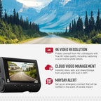 Cobra SC 250R Smart Dash Cam + Cobra 2.5A Micro USB Adapter Hardwire Kit