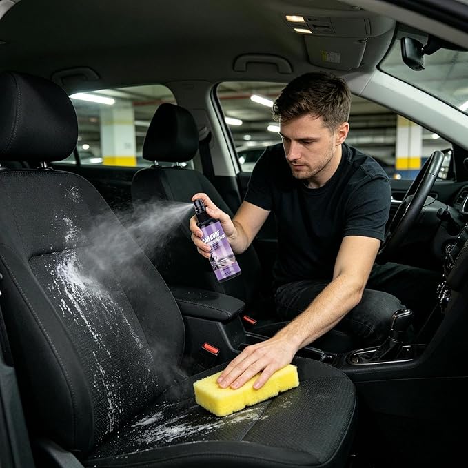 Interior Spray, Powerful Deep Cleaning Agent, 16.9 Ounce Liquid with No, Effective Car Degreaser, Maintenance Formula with Matte Finish, Seat Cleaner for Panels & Doors