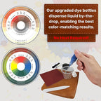 Doc Bailey’s Vinyl & Leather Restoration Re-Dye & Repair-A-Tear Kit - Easy, Effective, and Versatile Leather Repair Solution for Furniture, Jackets, Car Interiors and More