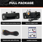 Tailgate Handle Backup Camera Compatible with 2014-2020 Toyota Tundra, 2016-2022Toyota Tacoma Tailgate Handle Rear View Reverse Camera RCA Connector Backup Kit Replaces# 97982 69090-0C090 69090-0C091