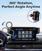 Car Phone Holder for Honda CRV/CR-V Hybrid 2023 2024 2025 2026/HR-V 2023-2026 Accessories Apply to 7/9 Inch Touch Screen Fixed Clip Magnetic Cell Phone Mount Handsfree 360 Degree Rotation
