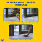 Zep High Traffic Carpet Cleaner - 1 Gallon - Penetrating Formula Removes Deep Stains. Make High-Traffic Areas Look New Again