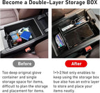 TTCR-II Compatible with 2019-2024 2025 2026 BMW 3 Series Center Console Organizer, For BMW 4 Series Console Organizer Tray i4 G26 2021-2026, For G20 325i 328i 330i and G22 430i 440i Center Armrest Box