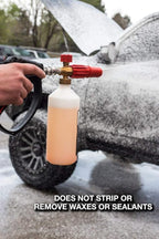 Adam's Wash & Wax Washing Bundle - Car Wash Soap Infused With Pure Carnauba Car Wax | Car Cleaning Formula W/Paint Protection | Use In 5 Gallon Bucket Foam Cannon & Foam Gun