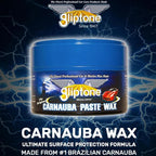 Gliptone Carnauba Paste Wax, Original Brazilian Carnauba Formula for Maximum Surface Protection and Long-Lasting Brilliant Shine, Easy Apply & Remove, 10.5 Oz