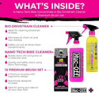 Muc-Off Nano Tech Bike Cleaner 1L | Biodegradable Formula, Safe on Carbon Fibre and All Surfaces | Breaks Down Dirt on a Molecular Level
