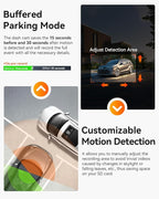 Vantrue N2X 2.7K Dash Cam Front and Inside, 5G WiFi Dual Dash Camera for Car with HDR IR Night Vision, STARVIS 2, GPS, 2.5K/60FPS, G-Sensor, 24/7 Parking Mode, Voice Control (Renewed)