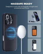 FREEWELL Pro Filmmaker Case for iPhone 15 Pro Max - Magnetic Filter & 17mm Lens Mount Black