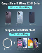 Car Vent Phone Mount - Magnetic Phone Holder for Car, Very Strong Magnet, Upgrade Twist Lock AC Mount, Compatible with MagSafe, iPhone, Galaxy, Pixel & Other Smartphones, 360 Adjustable